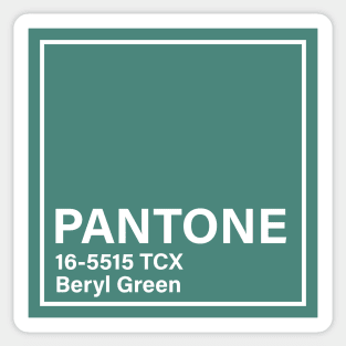 Pantone 16-5515 TCX Beryl Green Sticker